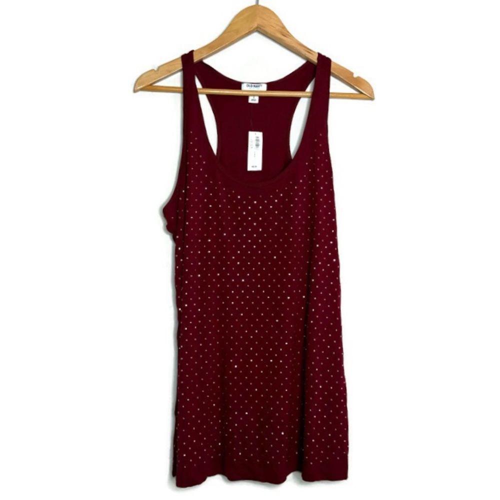 Old Navy Wine Country Embellished Tank Women’s Size Large